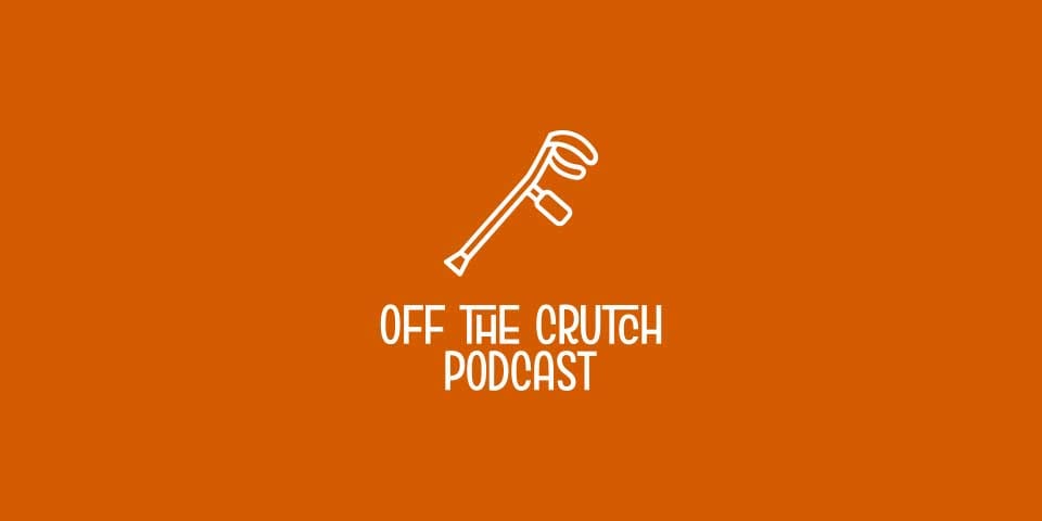 Off The Crutch podcast cover art.