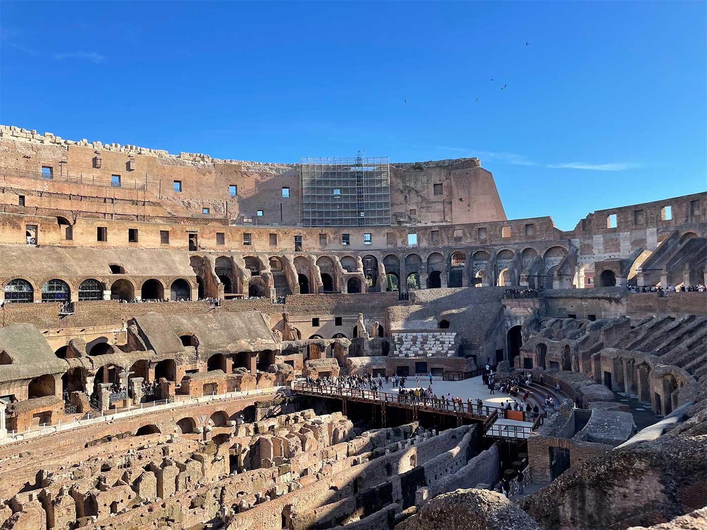 View of the arena.