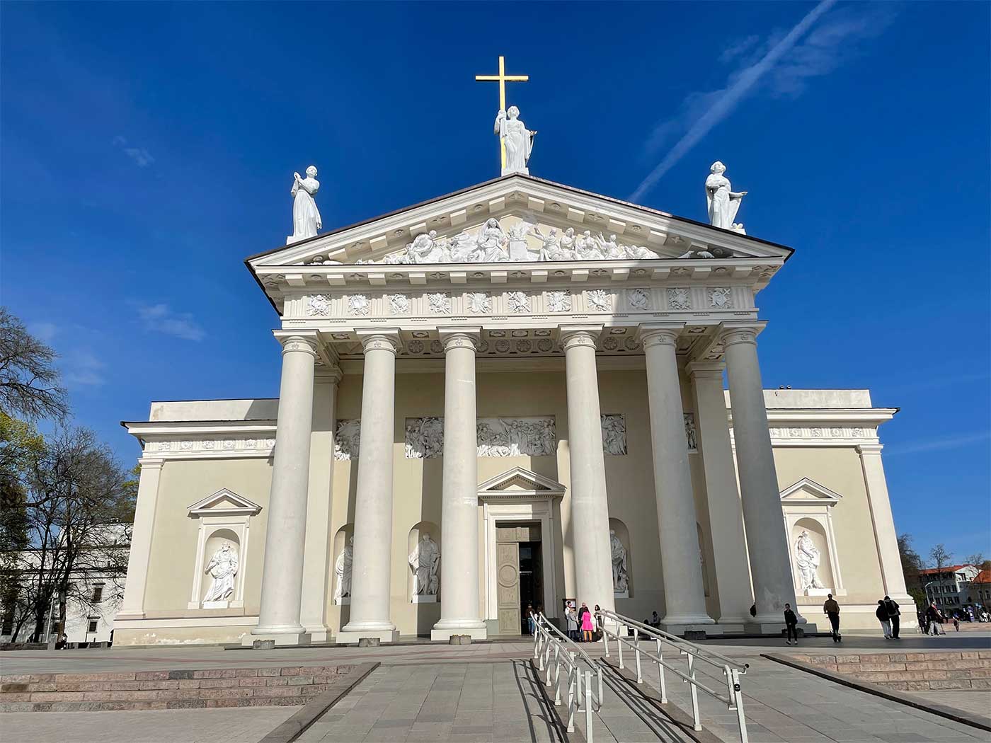 Front facade of Cathedral.