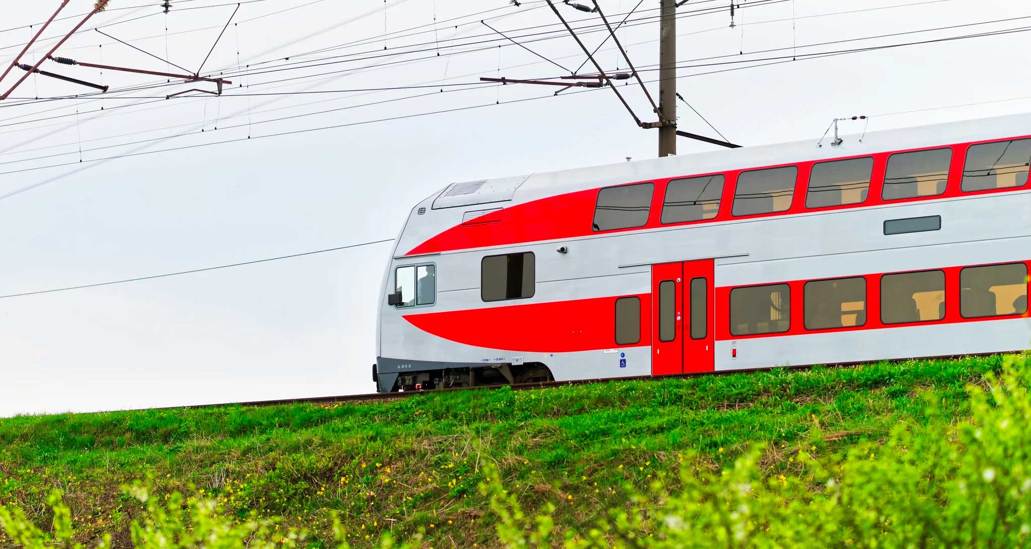 Train in Lithuania.