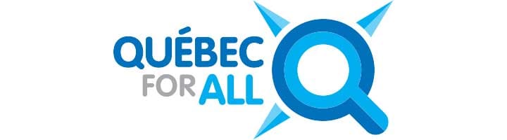 Quebec for All logo.