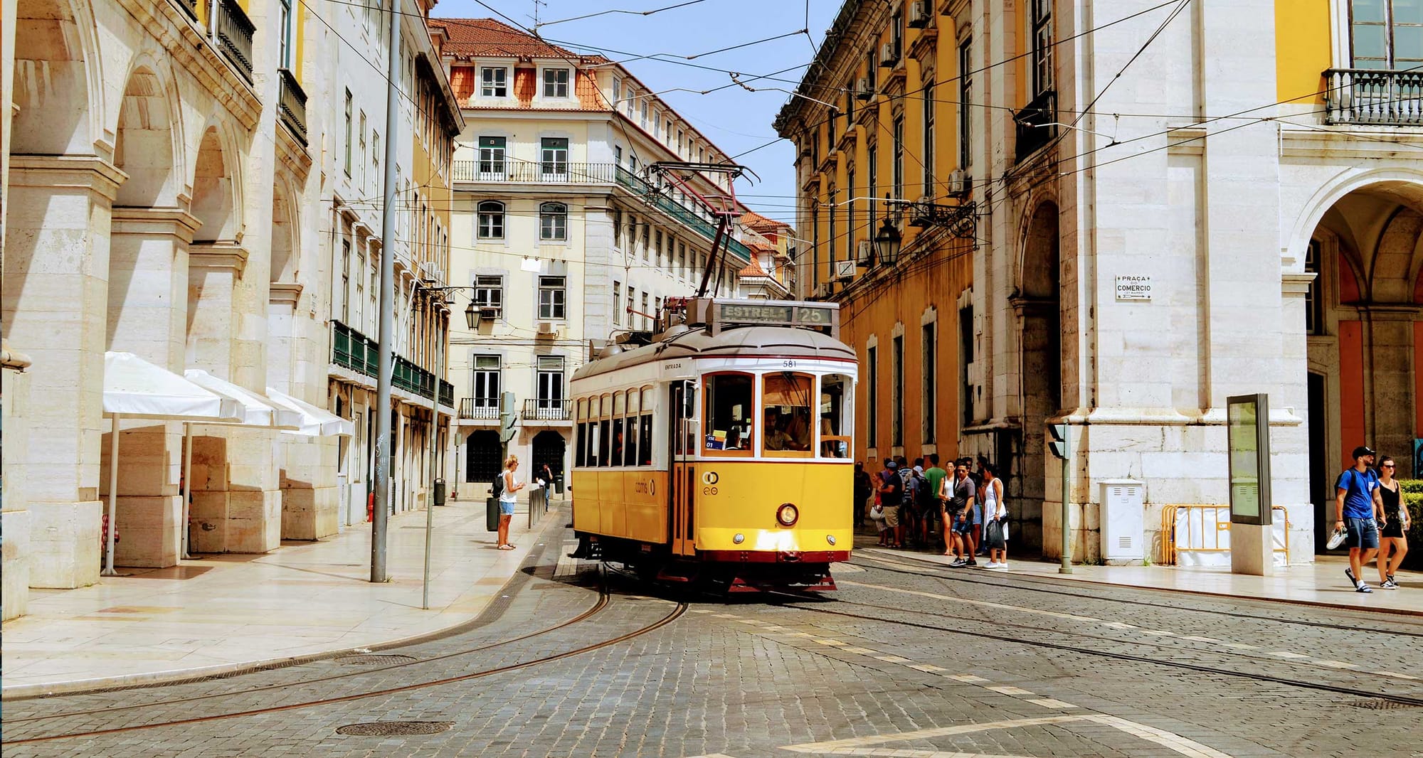 Lisbon cityscape.