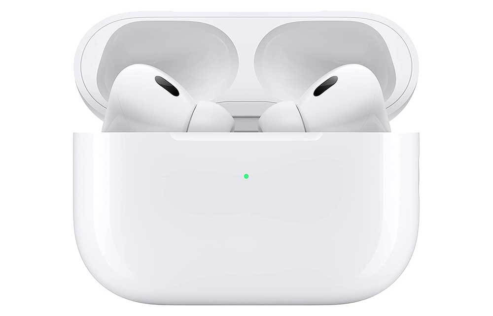 Apple AirPods Pro 2 in case.