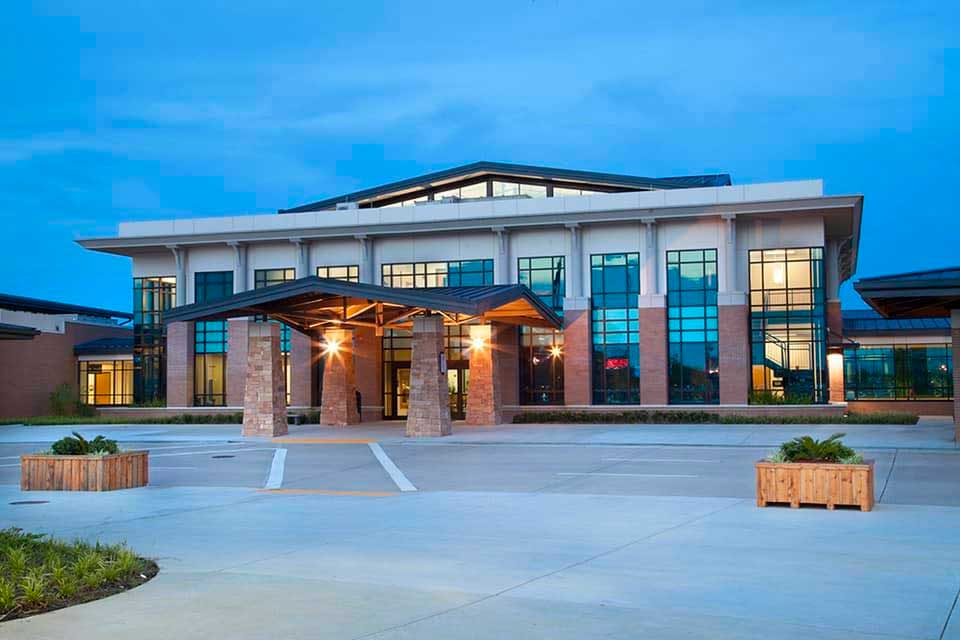 Exterior of Monroe Airport.