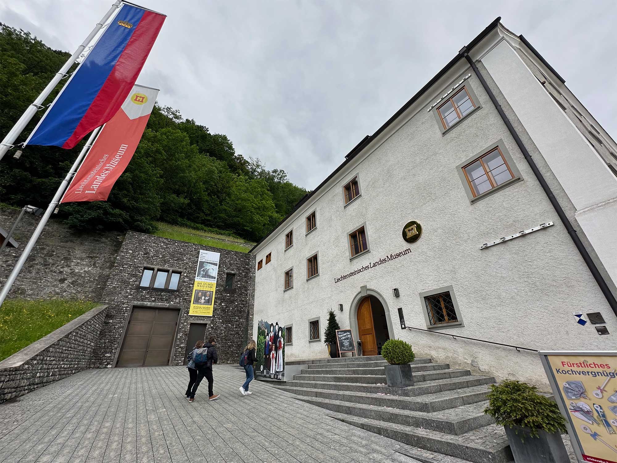 Exterior of national museum.